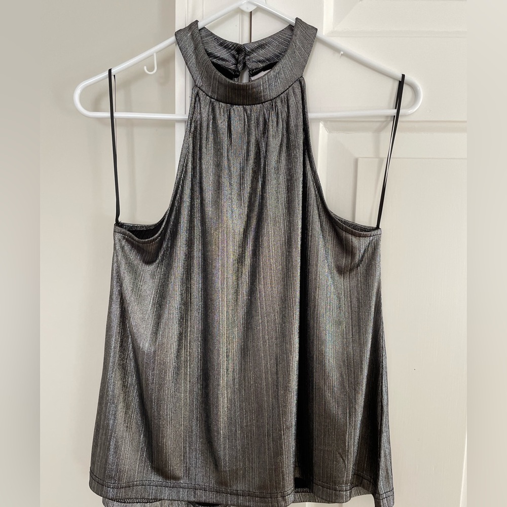 Glitter halter tank XS, BB Dakota for Jack. Holiday sparkle! Never worn, no tags